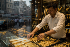 L’or baisse en Inde alors que l’once frôlerait 4 500 dollars