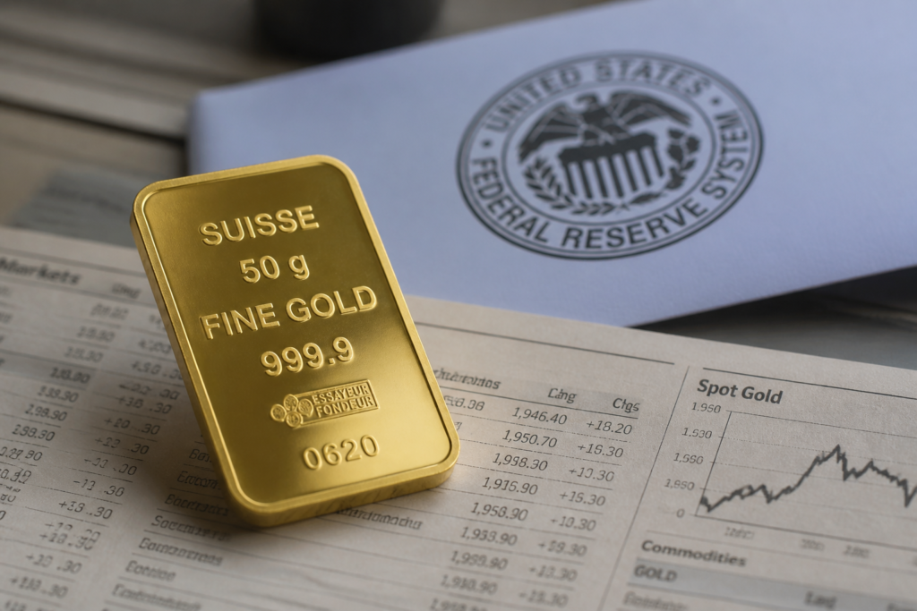 L’or recule à un plus bas de 14 jours sous la pression de la Fed L’or recule à un plus bas de 14 jours sous la pression de la Fed