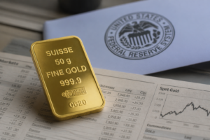 L’or recule à un plus bas de 14 jours sous la pression de la Fed