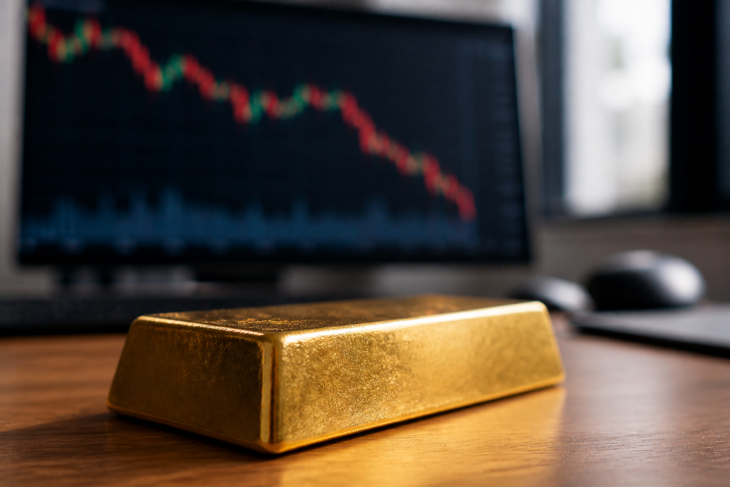 L’or recule après un plus haut de huit semaines avant les prix à la production américains L’or recule après un plus haut de huit semaines avant les prix à la production américains
