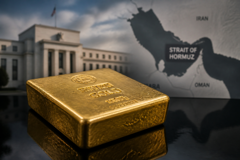 L’or consolide près de 4 400 dollars entre Fed et risque Hormuz