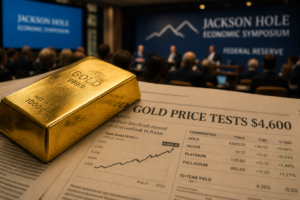 L’or teste les 4 600 dollars avant Jackson Hole et vise 4 780 dollars L’or teste les 4 600 dollars avant Jackson Hole et vise 4 780 dollars