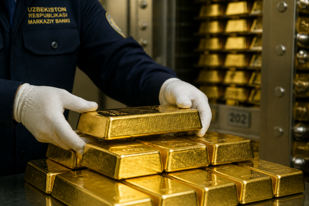 L’Ouzbékistan accumule l’or à un rythme record et dépasse presque toutes les grandes puissances