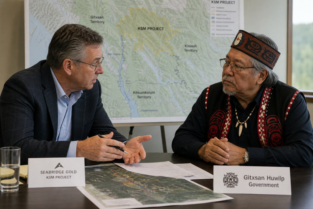 Seabridge défend la consultation après le retrait d’appui des Gitxsan au projet KSM Seabridge défend la consultation après le retrait d’appui des Gitxsan au projet KSM