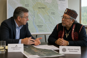 Seabridge défend la consultation après le retrait d’appui des Gitxsan au projet KSM