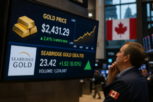 Seabridge Gold bondit quand l’or atteint un plus haut de trois mois