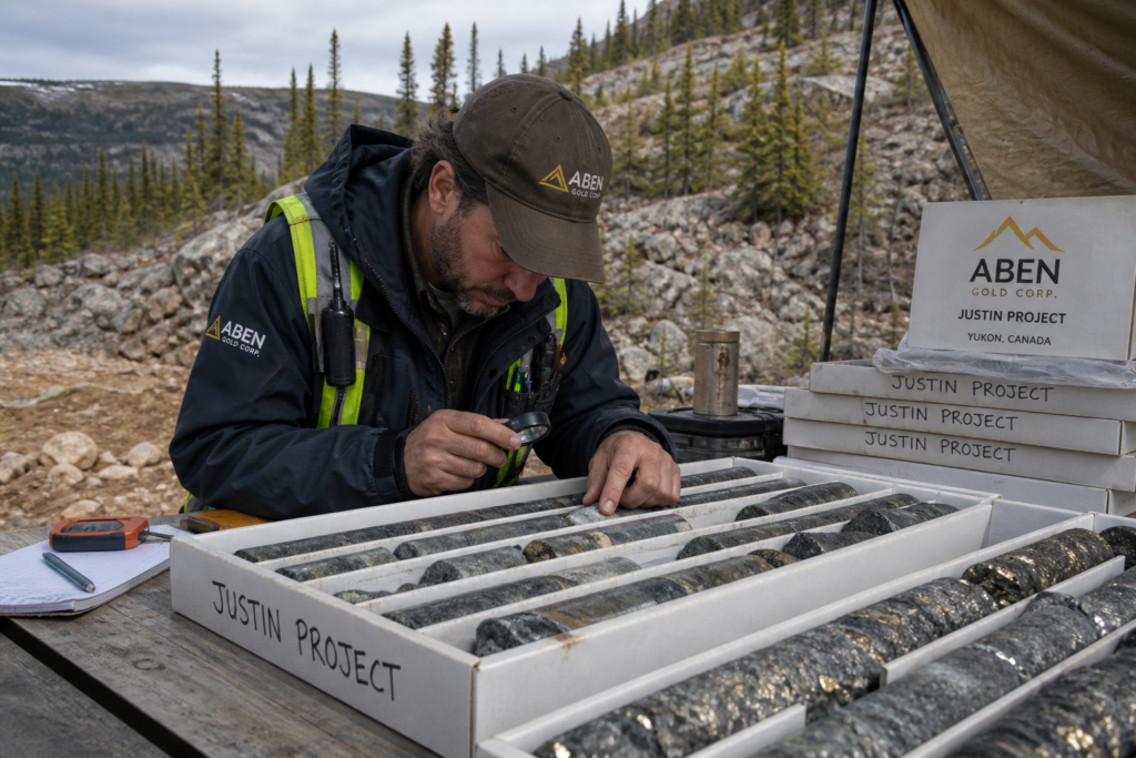 Aben Gold progresse au Yukon après des indices visibles de scheelite Aben Gold progresse au Yukon après des indices visibles de scheelite