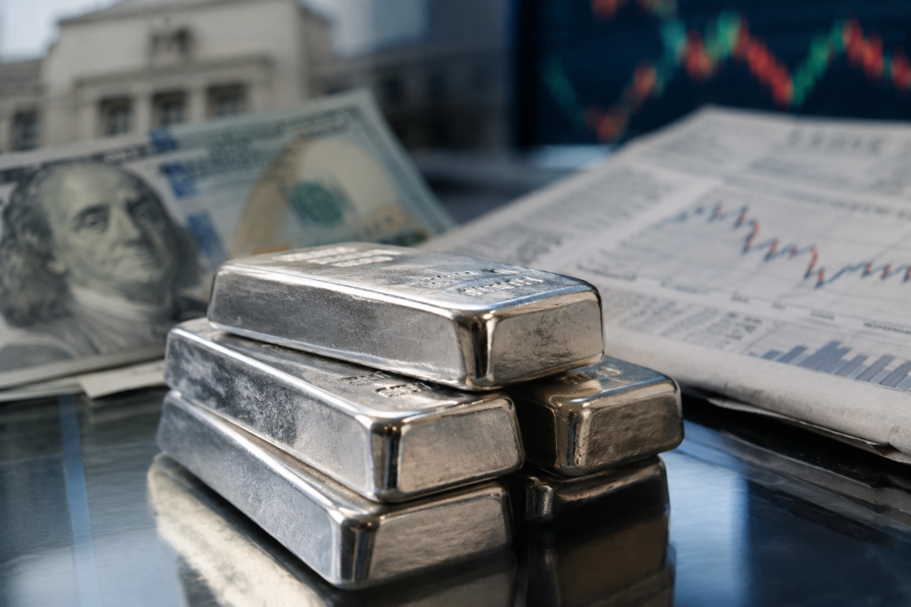 L’argent chute de 3 % sous la pression d’un dollar dopé par la Fed L’argent chute de 3 % sous la pression d’un dollar dopé par la Fed