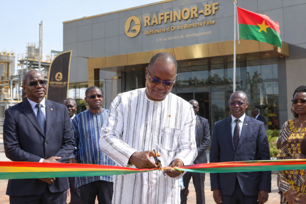 Le Burkina Faso inaugure Raffinor-BF, sa première raffinerie d’or