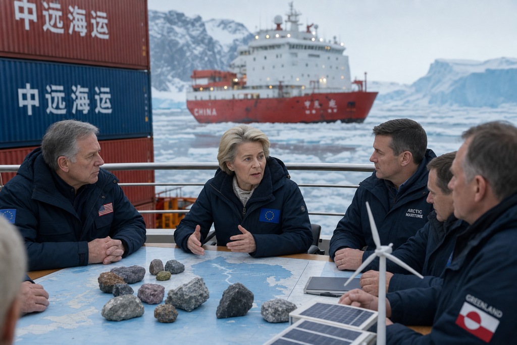 Le Groenland attire l’Europe, les États-Unis et les armateurs autour des minerais et de l’Arctique