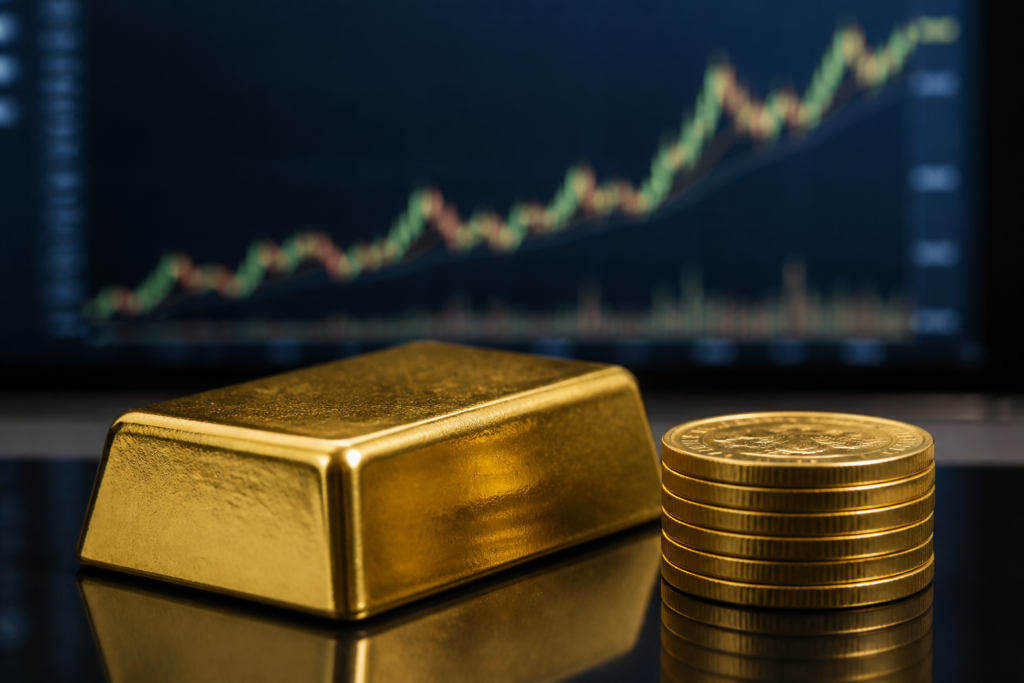 L’or tient près de 1 440 dollars après son rebond, porté par l’apaisement sur l’inflation américaine