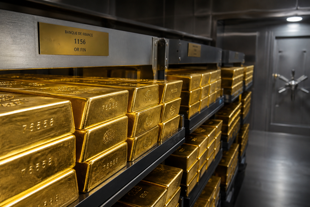 L’or stocké à New York génère près de 13 milliards d’euros de plus-value pour la France