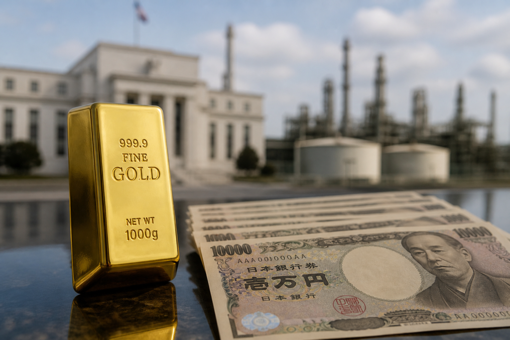 L’or progresse avec le yen, mais le pétrole et la Fed freinent la hausse L’or progresse avec le yen, mais le pétrole et la Fed freinent la hausse