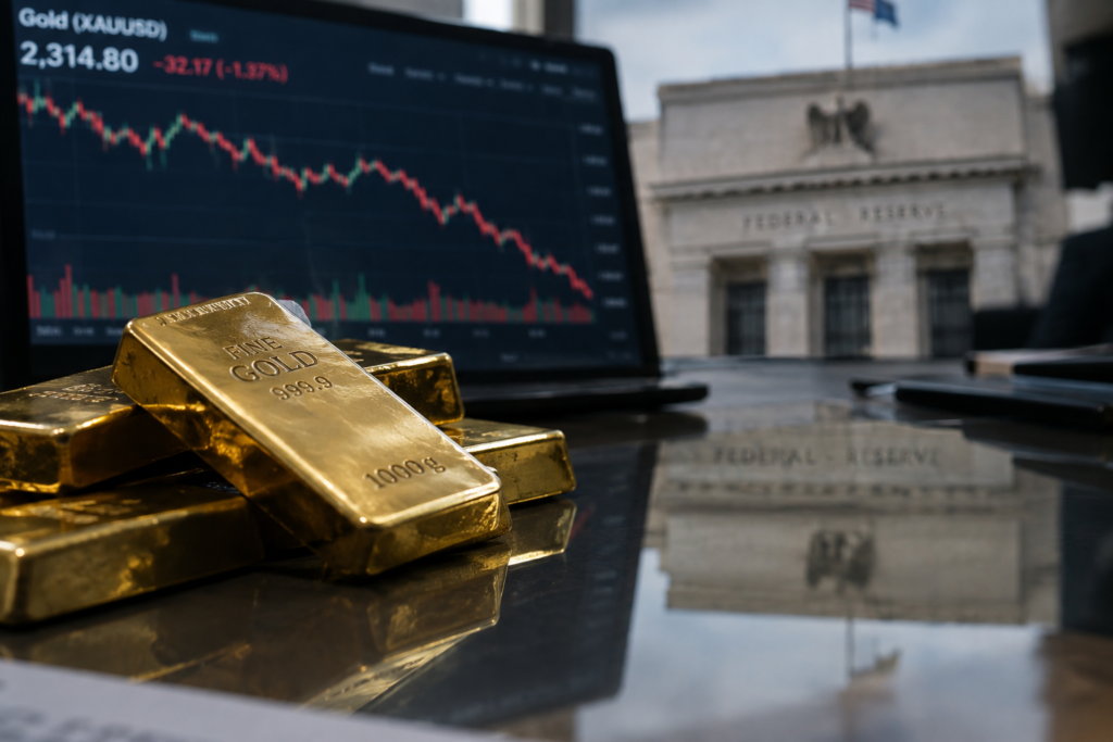 L’or recule à 4 257 dollars, pénalisé par les craintes de taux plus élevés aux États-Unis L’or recule à 4 257 dollars, pénalisé par les craintes de taux plus élevés aux États-Unis