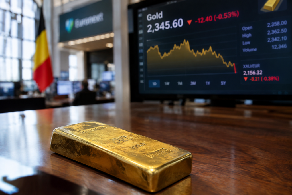 L’or recule lundi, mais conserve une tendance haussière sur plusieurs semaines