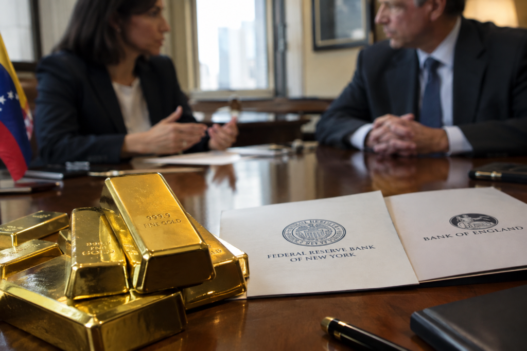 Le Venezuela négocierait le transfert de 4 milliards de dollars d’or à New York Le Venezuela négocierait le transfert de 4 milliards de dollars d’or à New York