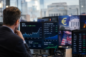 L’argent recule à 1,718 euro le gramme sous la pression des taux américains