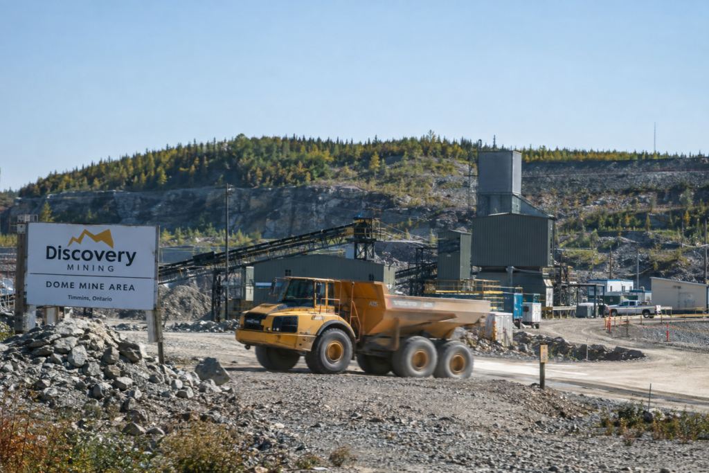 Discovery Mining achète pour 55 millions USD d’actifs près de la mine Dome à Timmins Discovery Mining achète pour 55 millions USD d’actifs près de la mine Dome à Timmins