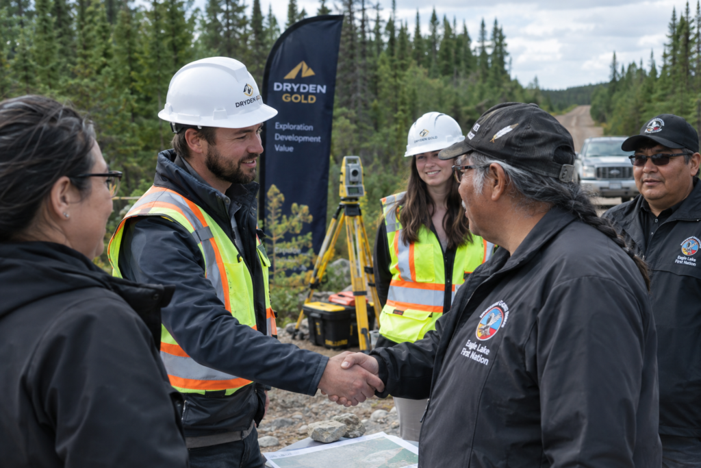 Dryden Gold conclut un accord avec Eagle Lake First Nation pour explorer son corridor aurifère en Ontario Dryden Gold conclut un accord avec Eagle Lake First Nation pour explorer son corridor aurifère en Ontario