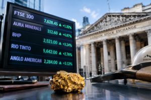 Le FTSE 100 progresse, porté par l’or et les valeurs minières