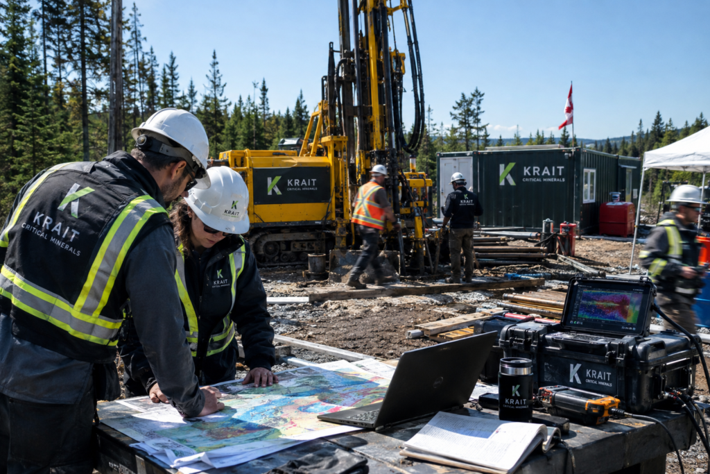Krait finance son projet d’antimoine et prépare des forages aurifères en Ontario