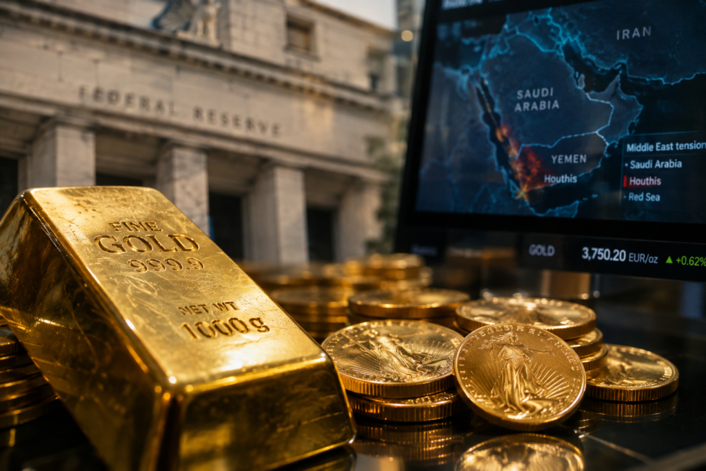 L’or se maintient près de 3 750 euros l’once malgré le ton ferme de la Fed L’or se maintient près de 3 750 euros l’once malgré le ton ferme de la Fed