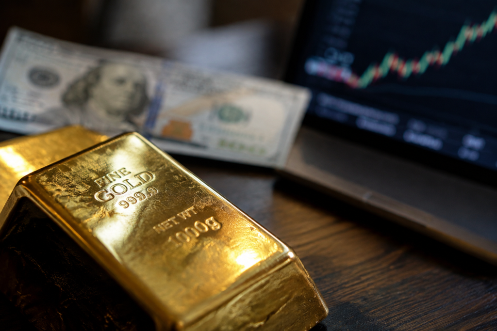 L’or frôle 4 000 dollars l’once, porté par les craintes sur l’inflation PCE