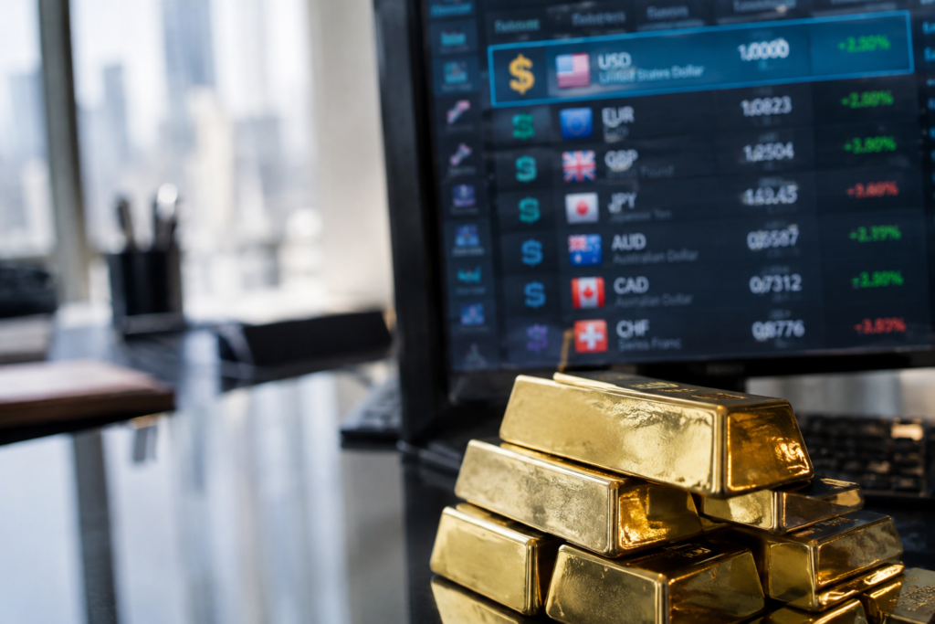 L’or tombe à un plus bas de deux mois, pénalisé par la vigueur du dollar