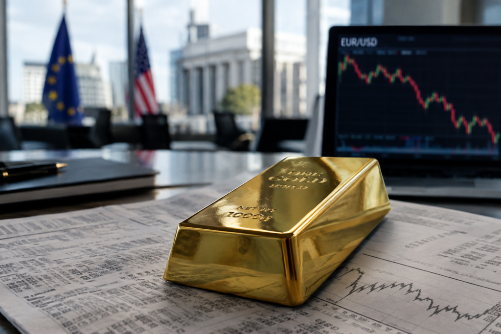 L’or recule de 3 % avant les décisions de la Fed et de la BCE L’or recule de 3 % avant les décisions de la Fed et de la BCE
