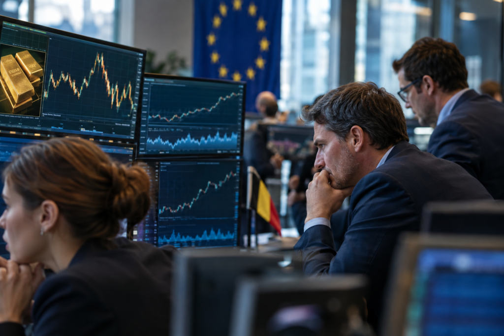 L’or recule sous la pression du dollar et des rendements américains