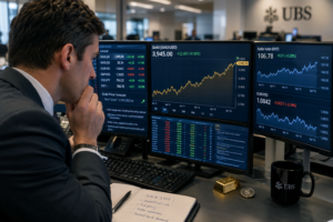 UBS situe vers 3 945 dollars l’once la zone d’achat potentielle sur l’or